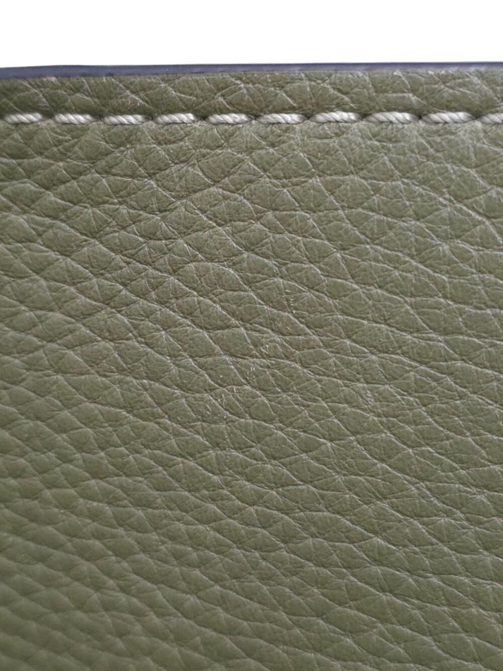 Coach Rogue 25 Bag 1941 Olive Green Pebbled Leather Satchel 54536 - Picture 10 of 11